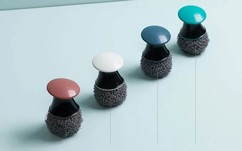 For Xiaomi High quality Nano fiber Ball Cleaning Ball Kitchen Dish Pot washing Tool Cleaning Brush Ball