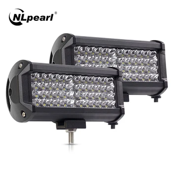 

Nlpearl 4'' 7'' Led Light Bar/Work Light 72W 144W Led Work Light Bar Offroad Combo Led Bar for Tractor Truck 4x4 SUV ATV 12V 24V