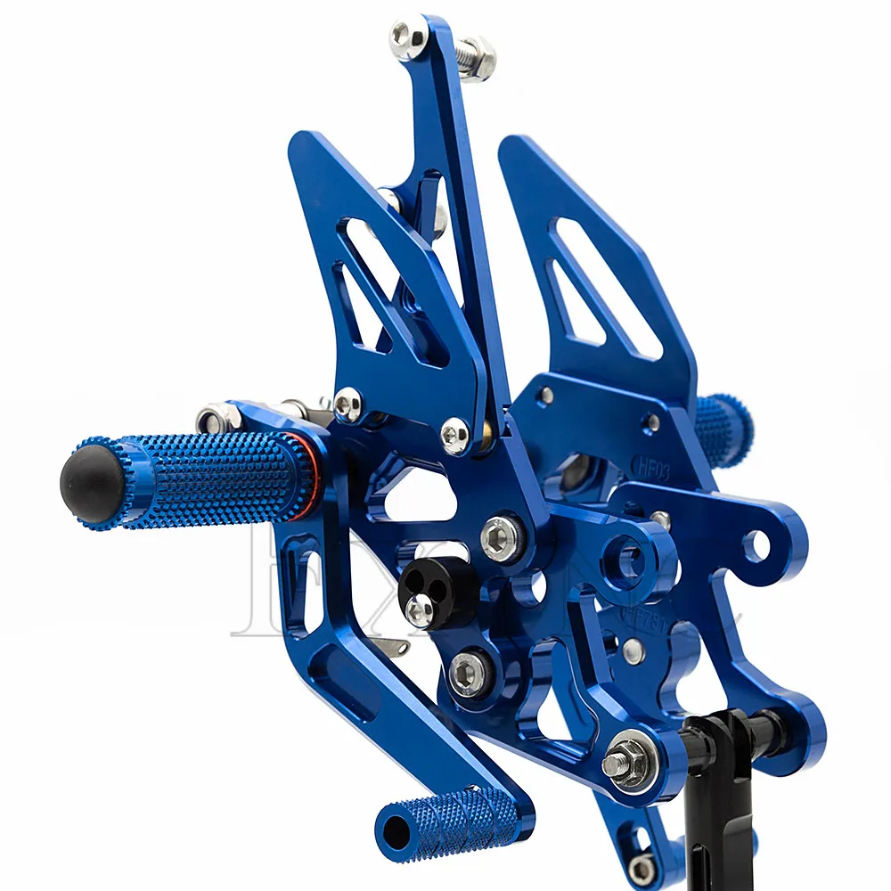 CNC алюминий Rearset подножка задний Набор для Yamaha FZ1 2006- регулируемые Подножки Peg педаль FZ1 2007 2008 2009 2010 2011