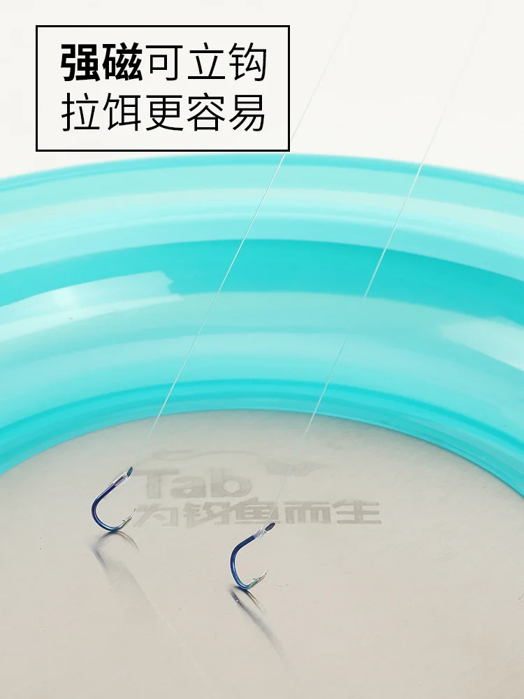 

Foldable er liao pen Portable Bait Tray Fishing Bait Box Fishing Angling Supplies Equipment Fishing Gear Bait-blending Pots