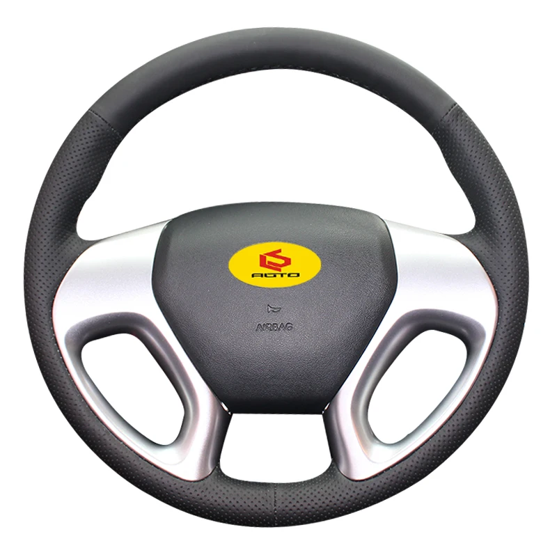 Чехол на руль для Hyundai ix35 2011 2015 Tucson 2 2010 2012 2013 2014 2015|Чехлы руль| |