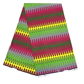 

2020 New Style 100% Cotton Ankara African wax Fabrics Nigerian Wax Print Fabric High Quality African Ghana Wax For Dress NN907-1