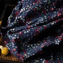 Качественная хлопковая ткань осень и зима утолщение tissu высокого класса ручной работы платье рубашка ткани