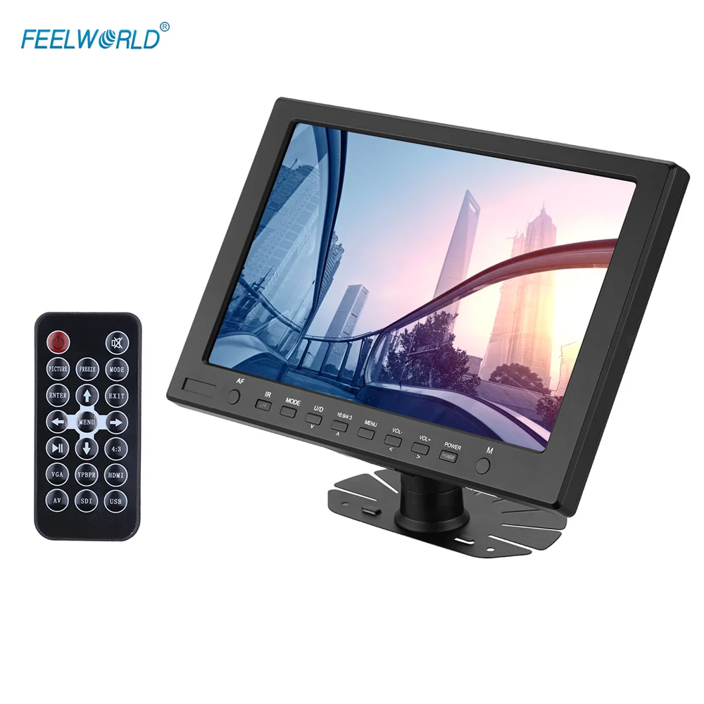 M1010 TFT-lcd 10," ips Assit Focus AF на камере с высоким разрешением 1280*800 Ultra HD монитор с HDMI VGA Видео Аудио вход