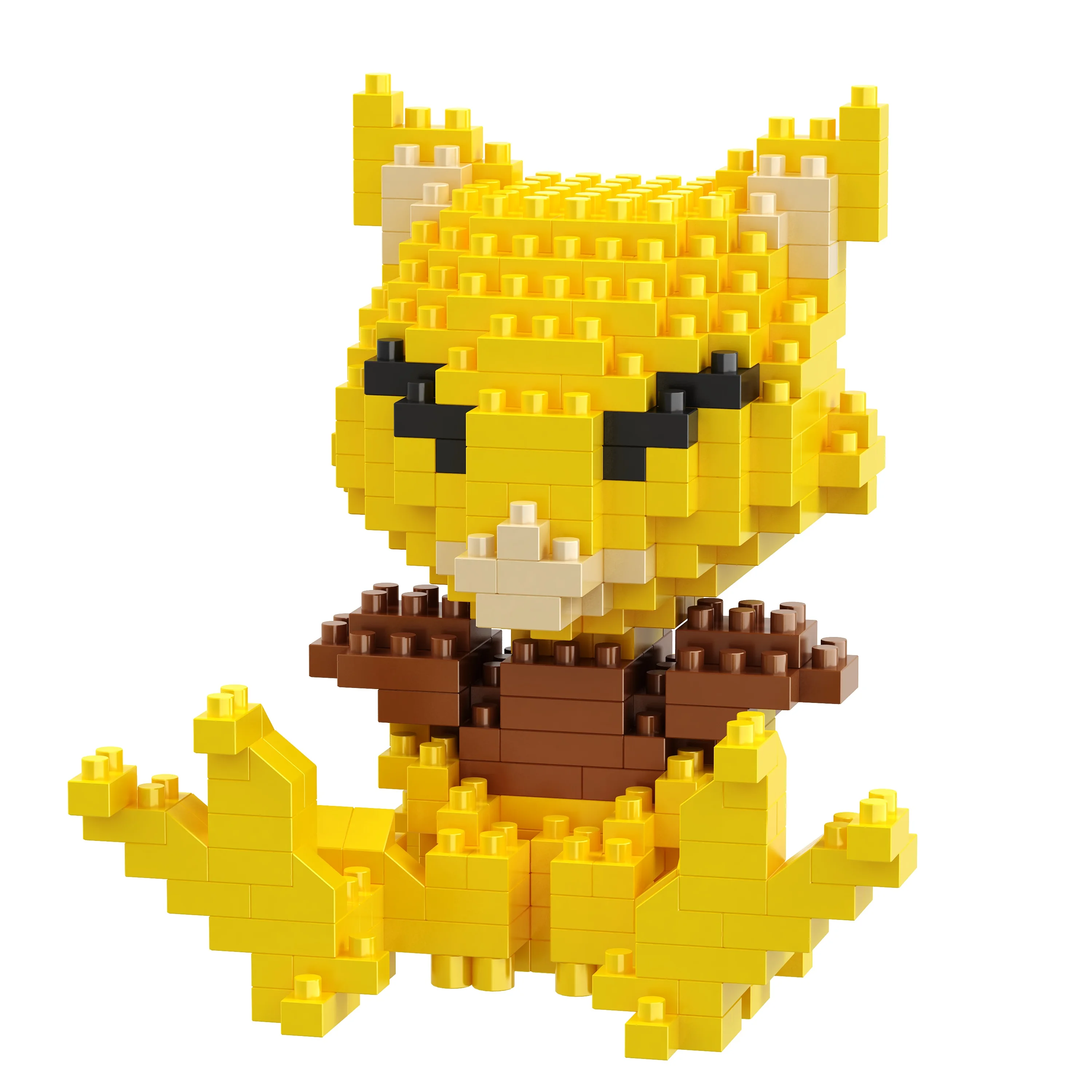 Building Blocks Pok&eacute;mon Doll Miniature Diamond Small Particles Assembled DIY Puzzle Pikachu Animal Model
