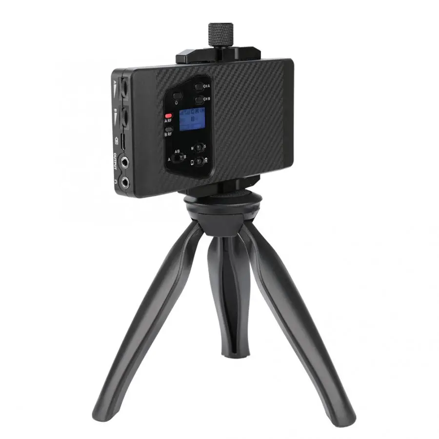 COMICA microfone CVM-WS60 UHF беспроводной клип-на DSLRs микрофон передатчик приемник комплект Студийный микрофон