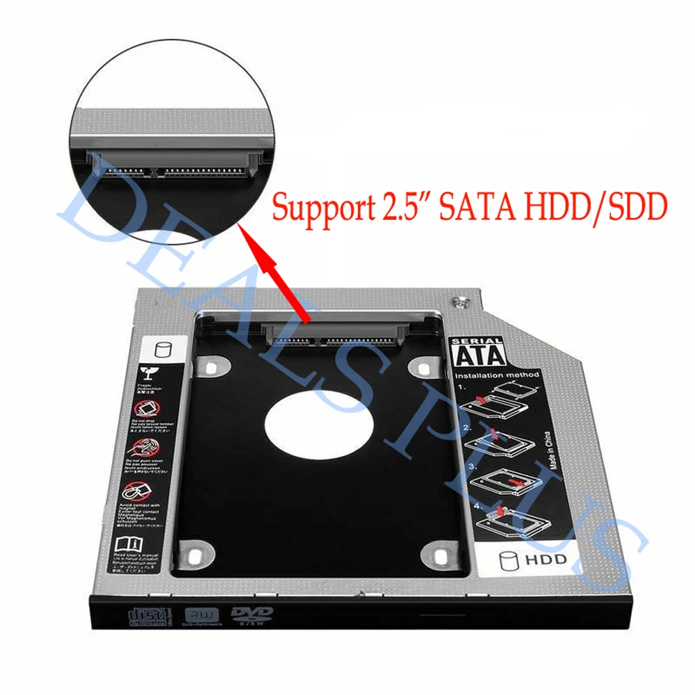 Hard Drive Replacement Dell Inspiron 17r 5737 Ssd Upgrade 2nd SATA