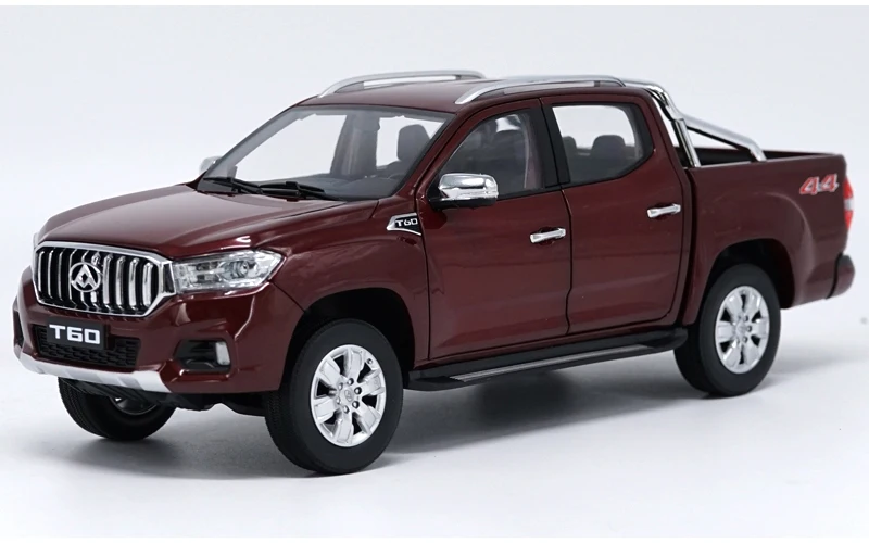 diecast red pickup truck