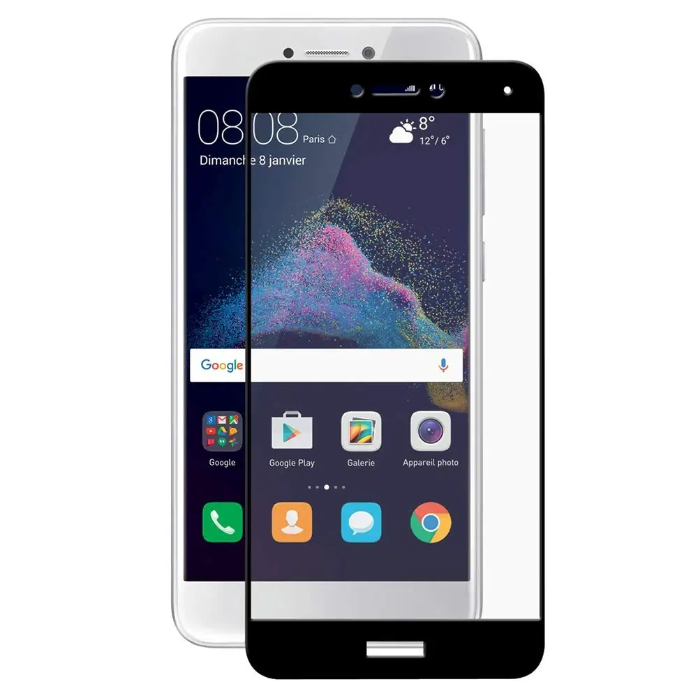Закаленное стекло 5D с полным покрытием для Huawei P8 Lite 2017 Защитная пленка Honor 8 lite HD