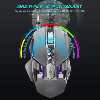 

Wired RGB Gaming Mouse 7/9/11 Programmable Buttons 3200 DPI Adjustable Optical Gaming Mouse Ergonomic Mouse With Fire Button