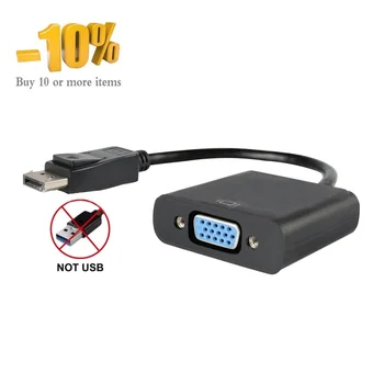 

DP to VGA Adapter Cable Display Port DisplayPort Male to Female Display To VGA Converter