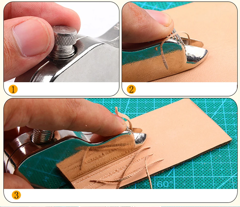 Регулируемый инструмент для резки кожи ручной diy обработка поверхности кожи V-groove гравировальный нож для обрезки шва инструмент для крафт