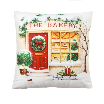 

Decorative pillow case Ethel "The Bakery" 42 x 42 cm, velor 4367244