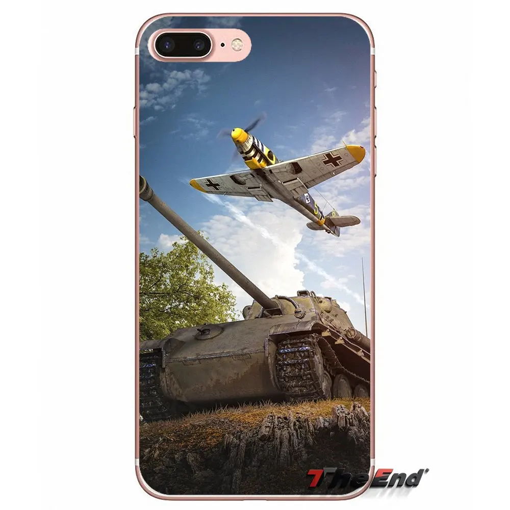 Танки огня мягкий силиконовый из ТПУ чехол для телефона Apple IPhone X 4 4S 5 5S SE 5C 6 S 7 8plus
