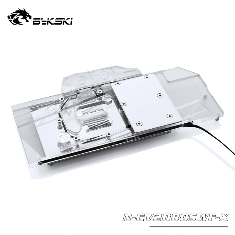 Bykski Water Block use for GIGABYTE RTX2080 WINDFORCE OC 8G / RTX2070 GAMING OC 8G / Copper Block/3