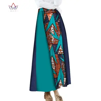 

Summer Woman Long Maxi Skirt For Women African Dashiki For Women Bazin Riche Robe Longue Femme Plus Size Skirt Natural Wy2758