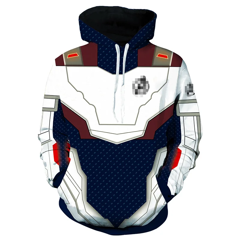 Sweatshirt 1 Мстители эндгейм квантовое царство Толстовка Advanced Tech Толстовка Косплей костюмы супергерой Железный для человека толстовки костюм - Цвет: Sweatshirt 1