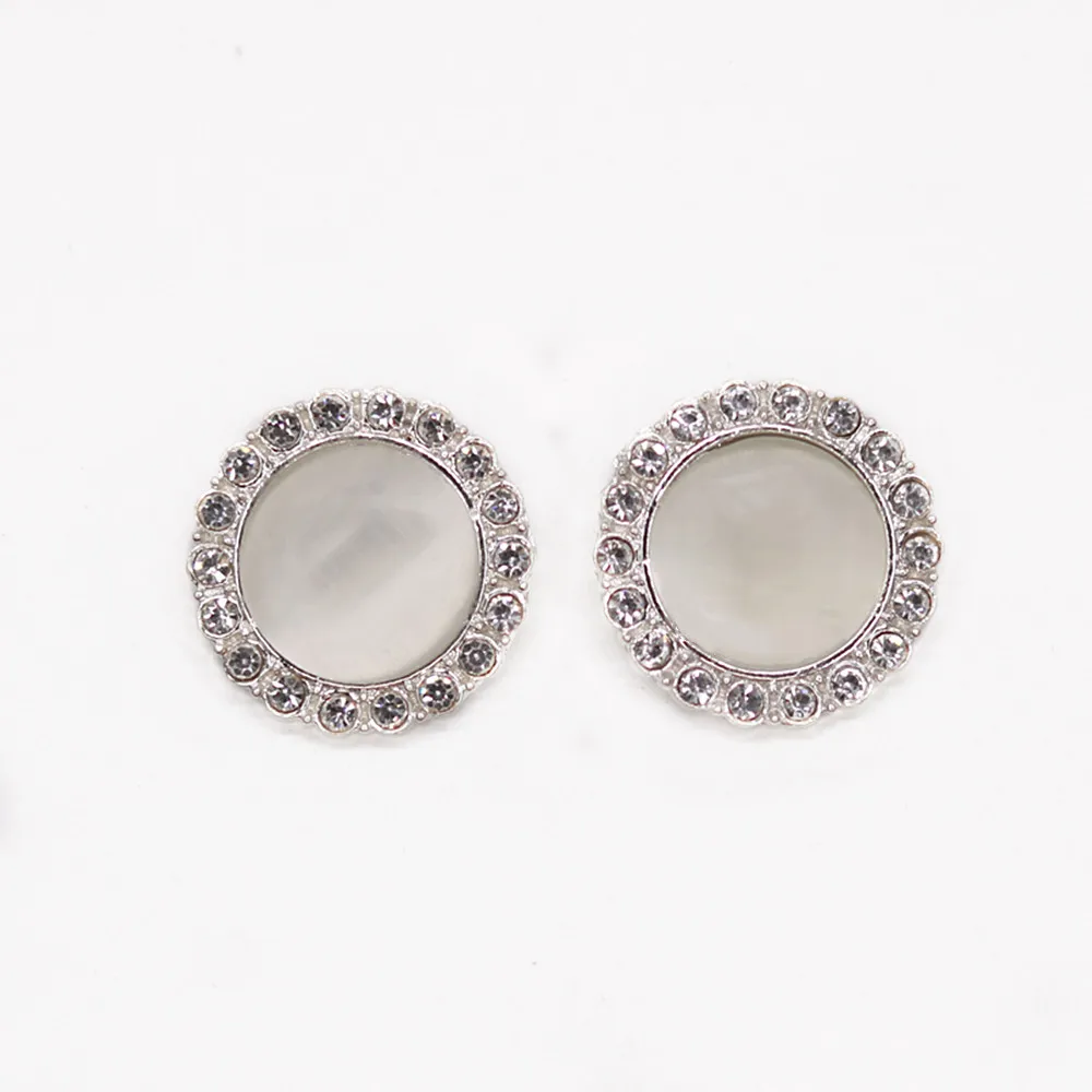 

Good quality 25mm metal rhinestones button with sweater coat decoration button accessories DIY 1Pcs/Lot SP-0206