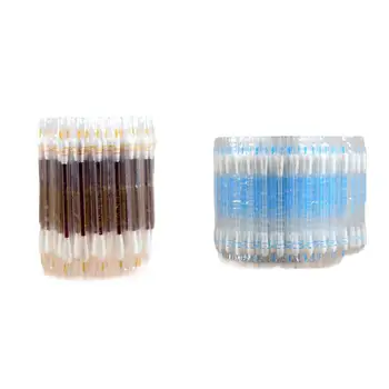 

50PCS Disposable medical Disinfect Cotton Swab Buds Iodine Inside For Travel Outdoor Sport Newborn Cotton Swab