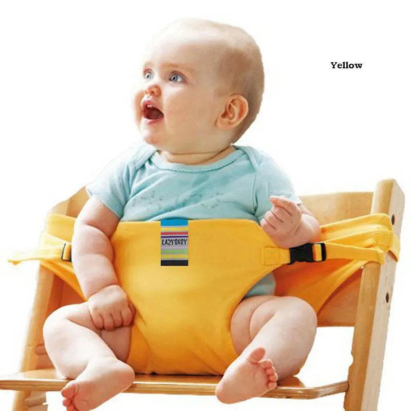 Портативный для маленьких мальчиков и девочек высокий стул Booster ремень безопасности жгут обеденный ремень безопасности