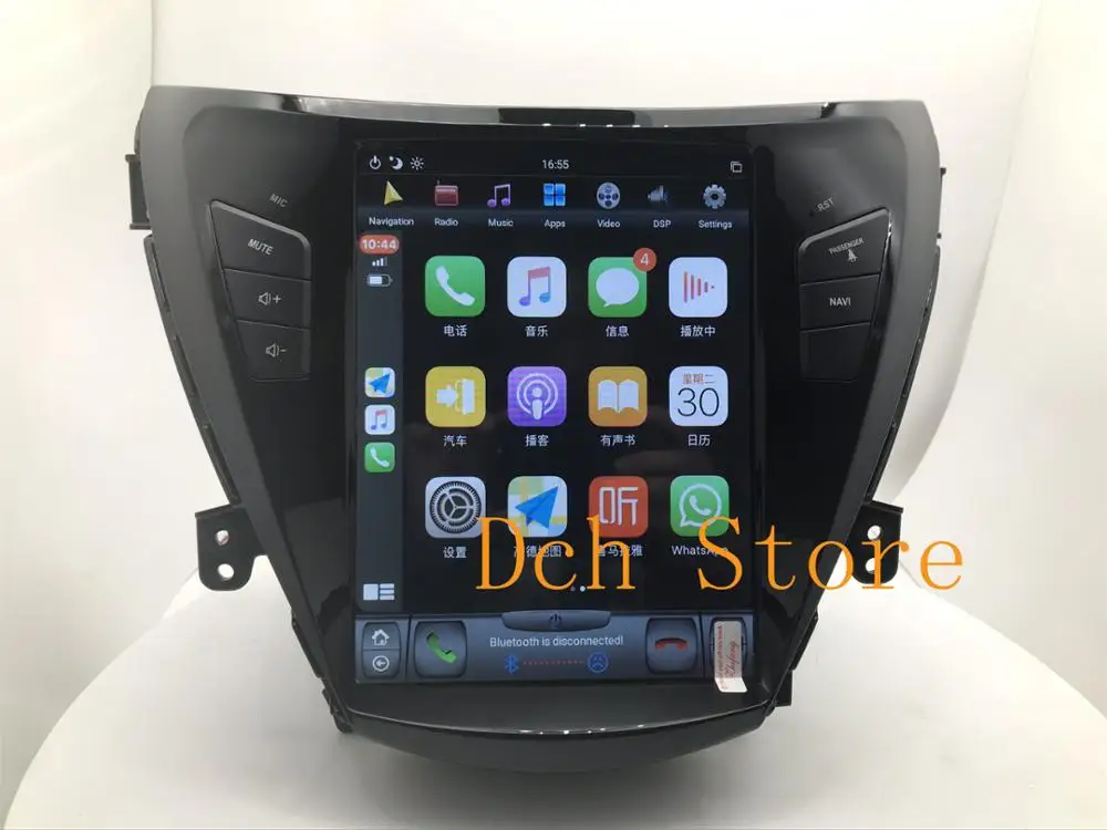 10 4 дюймовый вертикальный экран Tesla Style Android 9 0 автомобильный DVD GPS плеер для hyundai