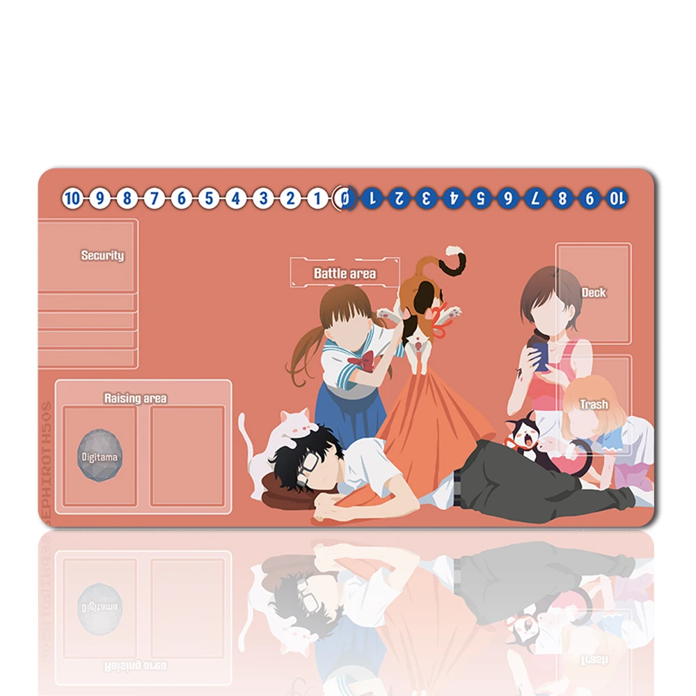 

30119426 - Board Game DTCG Playmat Table Mat Size 60X35 cm Mousepad Play Mats Compatible for Digimon TCG CCG RPG