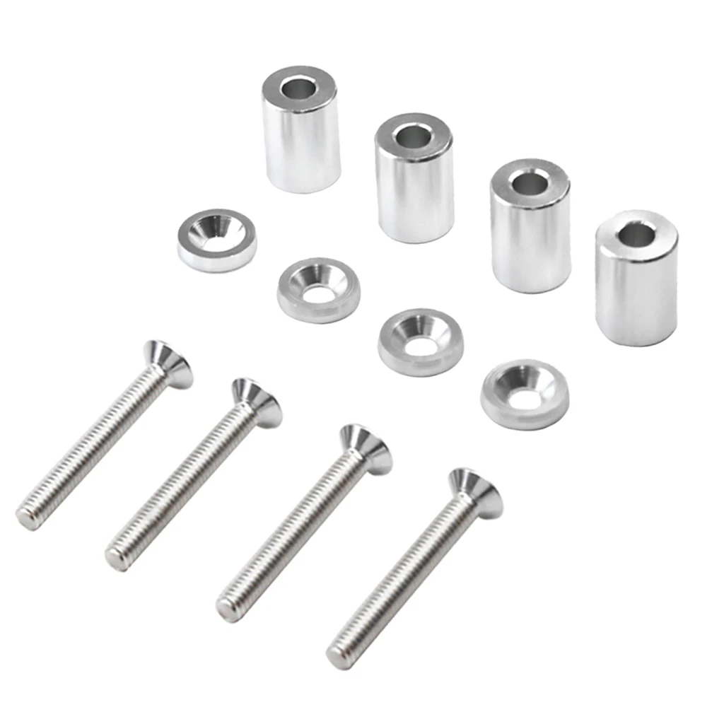 Alloy Hood Vent Spacer Riser For Car Auto Motor  Engine Swap