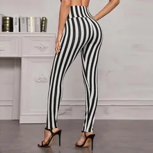 

Oversize Women Fashion High Waist Zebra Pattern Pants Elastic Slim Fitness Tight Seamless Legging Yoga Sport Workout Bottoms