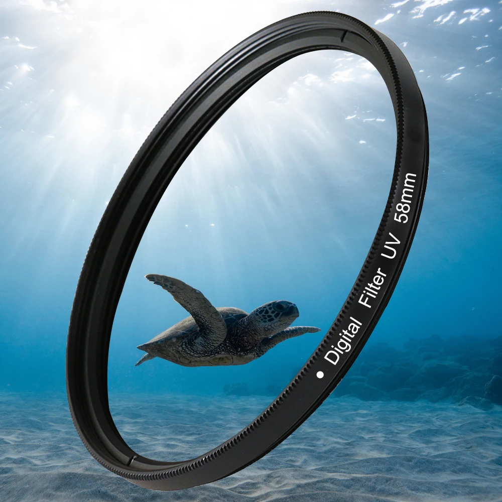 10pcs/lot 37 40.5 43 46 49 52 55 58 62 67 72 77 82mm lens UV Digital Filter for Iconic Brand nikon DSLR SLR Camera sample package