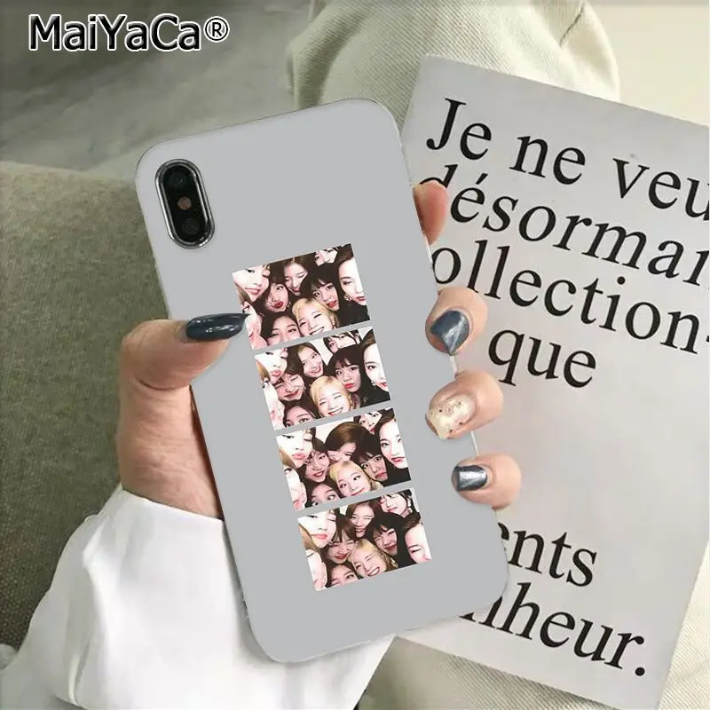 MaiYaCa Twice Mina Momo Kpop Новое поступление Модный чехол для телефона для iphone 11 pro 8 7 66S Plus X 5S SE XS XR XS MAX - Цвет: 12