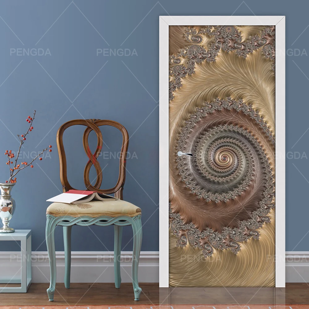 

DIY Renovation Paste Waterproof Self European Relief Adhesive PVC Mural Paper Bedroom Door Sticker Print Picture New Home Decor
