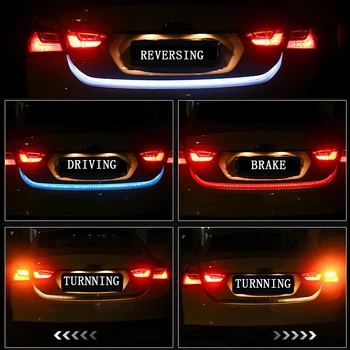 

Car Turn Signal Flow led trunk Strip light Tailgate luggage Dynamic Streamer 12V Car Rear Lamp Floating led strip