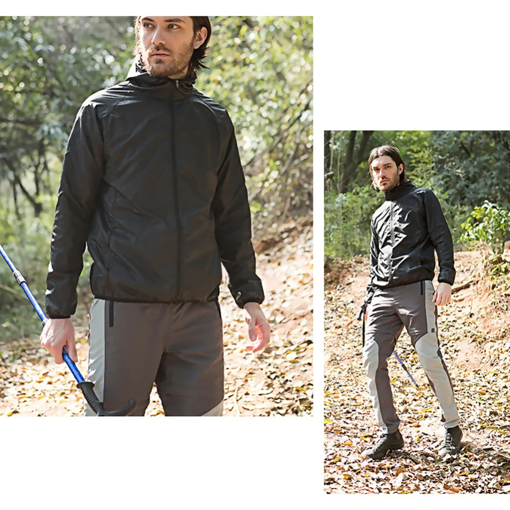 

Outdoor Riding Mountaineering Fishing Jacket Windproof Waterproof Quick Drying Men's windbreakers