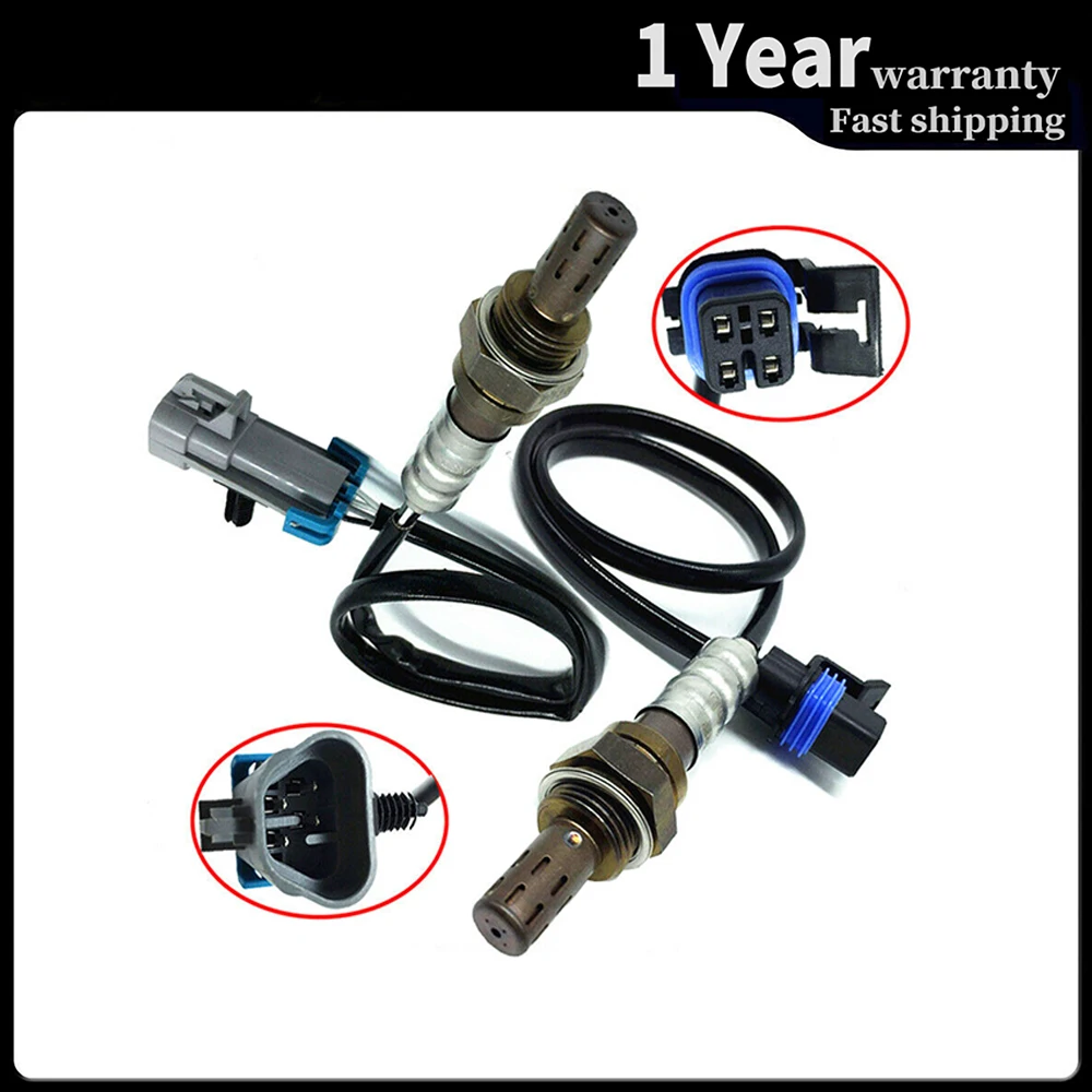 

2pcs 4 Wires Lambda Oxygen Sensor Up / Dowmstream For Buick Rainier Chevrolet GMC Canyon Envoy Isuzu Ascender 234-4119 234-4285