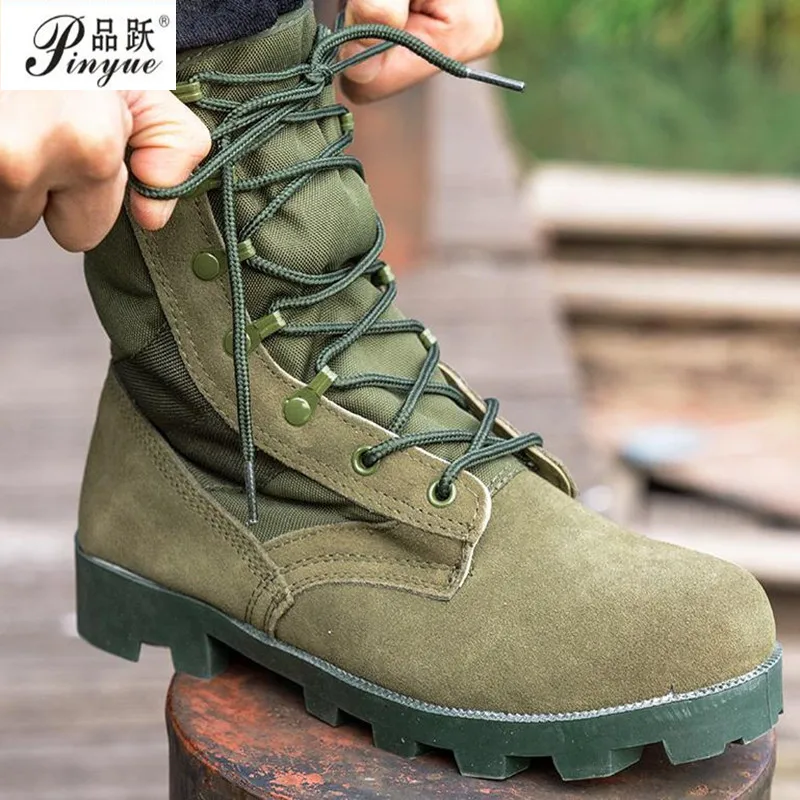 Men Hiking Climbing Shoes Outdoor Athletic Shoe Work Safety Camo Boot Non-slip 9 