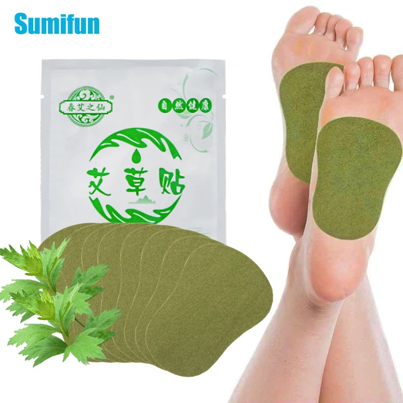 

16pcs Detoxification Wormwood Foot Patch Pain Relieving Plaster Relieve Stress Help Sleeping Weight Loss Body Slimming Pad Detox