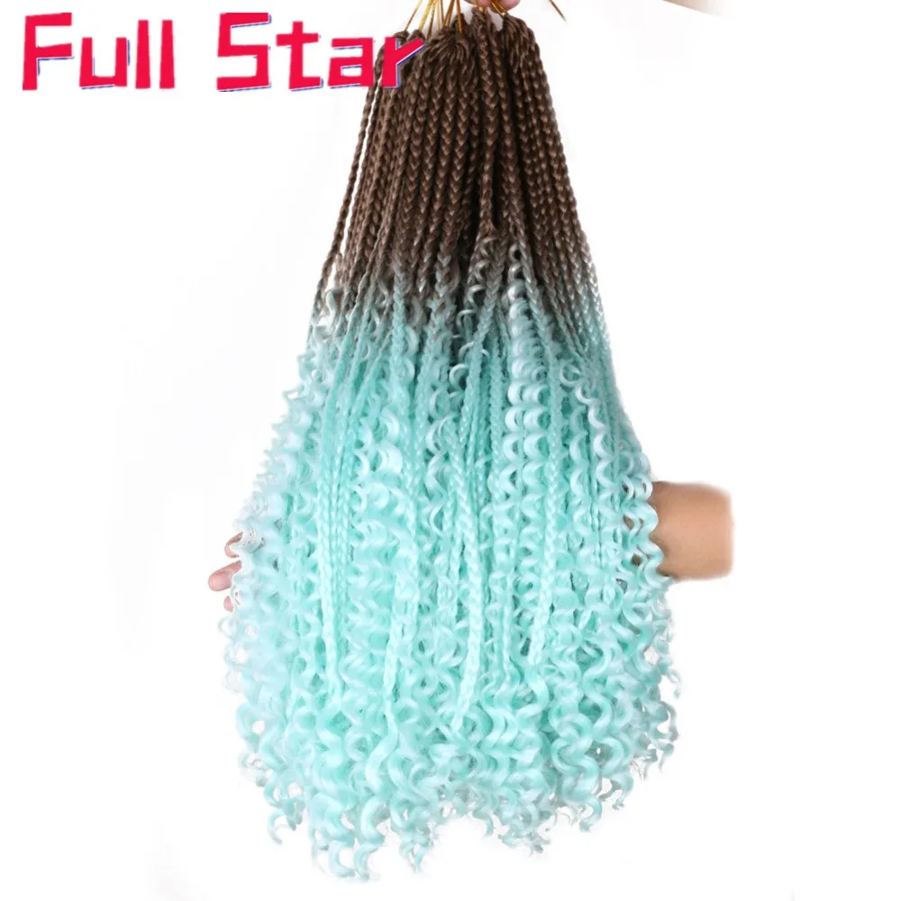 messy box braids color13