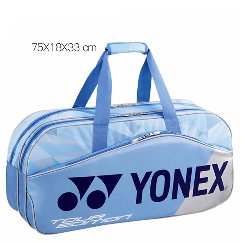 Натуральная сумка Yonex для бадминтона Yy спортивный бренд рюкзак для 6 шт. ракетка с обувью сумка Bag9826ex