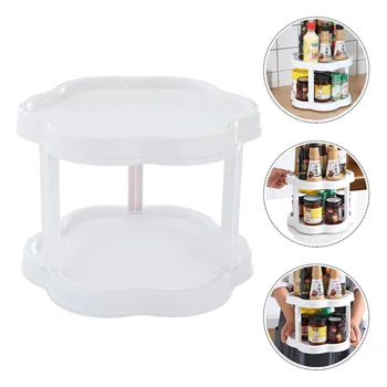 

Safe Practical Rotation Durable Tabletop Storage Shelf Organizer Rack Kitchen Rack for Kitchen