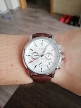 LIGE-Reloj ejecutivo de lujo para hombres, cronógrafo de cuarzo, con correa de cuero e indicador de fecha, estilo casual, a la moda, marca superior, con caja