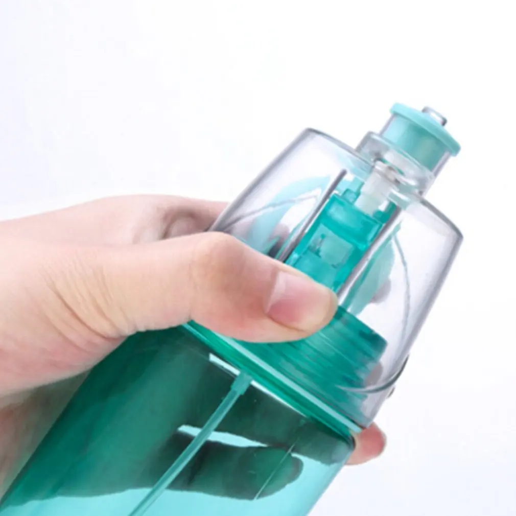 Fashion Creative Sports Bottle Hand Cup Portable Summer Space Cup Plastic Cup Spray Cup Outdoor Travel Cup