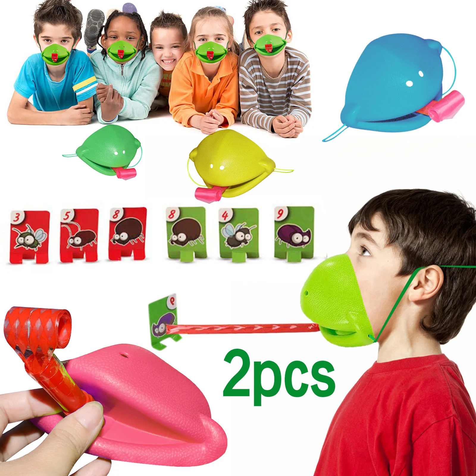 Frogs Tongue Out Chameleon Frogs Mouth Take Card Tongue Party Funny