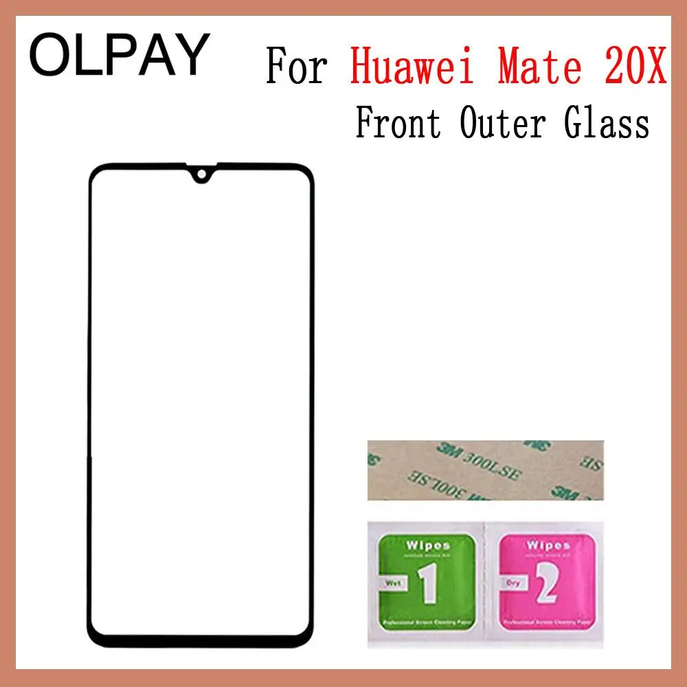 Mate 20X No Tools Сенсорный экран стекло для huawei mate 20 20X20 Pro 20 Lite 20Pro 20 Lite ЖК-дисплей внешнее стекло объектив телефон запасные части замена - Цвет: Mate 20X No Tools