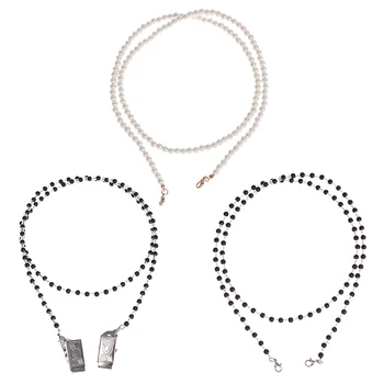 

1pcs Convenient Adjustable Face Mask Lanyard Handy Safe Facemask Holder Rope Hanging Neck Rope Chains