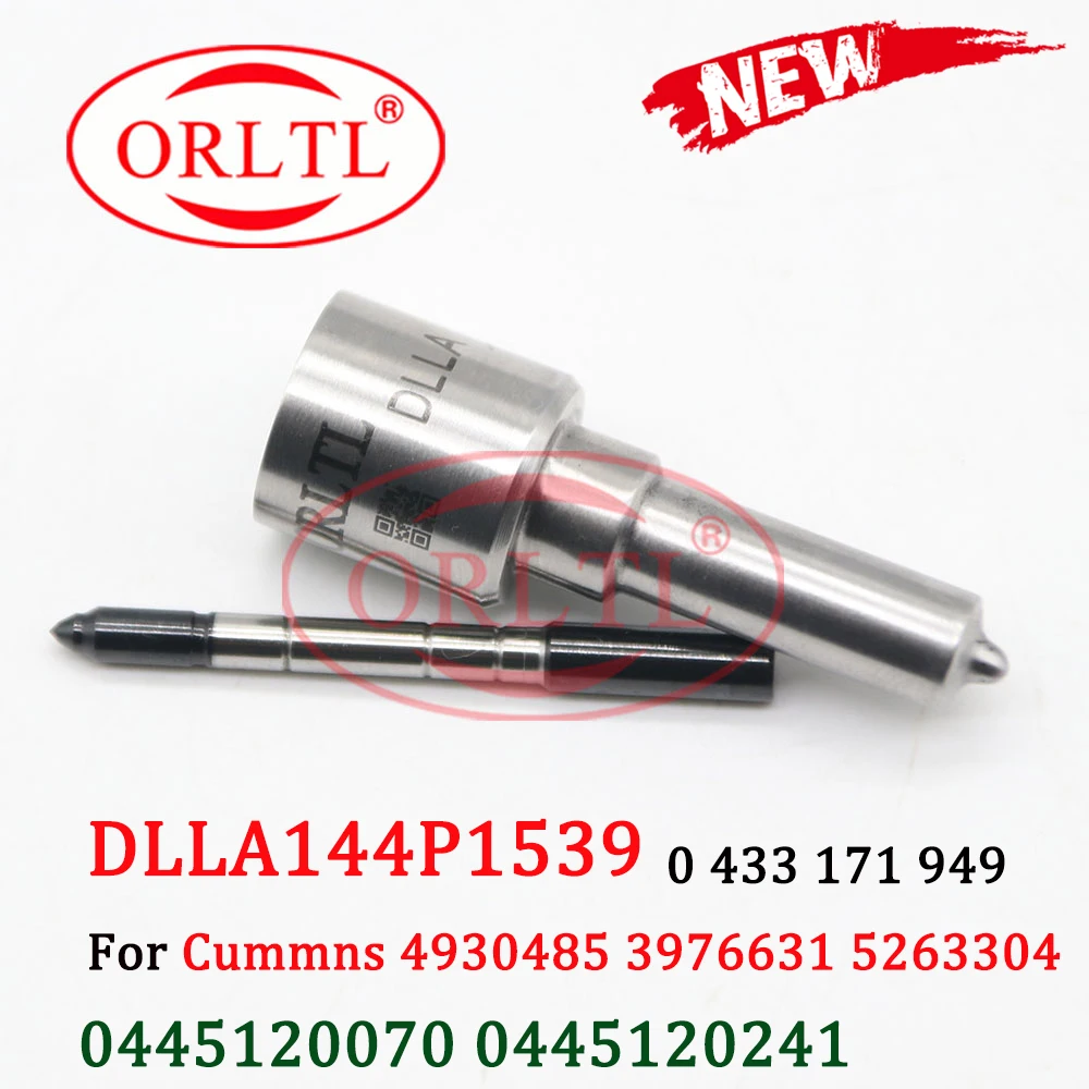 

Auto Fuel Injector Nozzle DLLA144P1539 0 433 171 949 Diesel Jets DLLA 144P 1539 for CUMMINS Injection 0445120241 0445120070