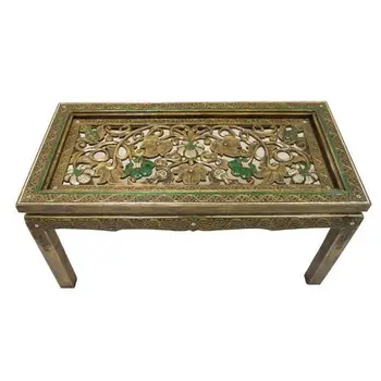 

Table with glass