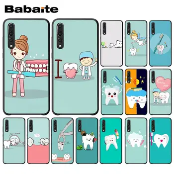 

Dentist Tooth Pattern Soft Silicone TPU Phone Cover For Huawei Honor 8 8x 9 10 20lite view9 V10 Honor20 Cover