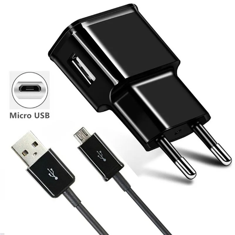 Micro usb type C кабель для быстрой зарядки для samsung Galaxy A70 A50 S10 S8 S9 Plus S6 S7 Edge Быстрая зарядка зарядное устройство для мобильного телефона - Тип штекера: 1 set Micro Black