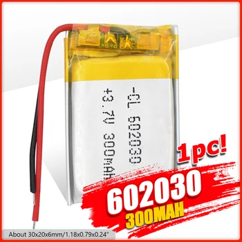 

1/2/4x 3 7V Volt Li Po Ion Lipo Rechargeable Batteries 602030 Lithium Polymer Battery For Smart Watch PSP LED Lamp RC Helicopter