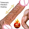 Sex Products Heating Real Big Dildo Vibrator for Women Electric Vibrating Real Penis Suction Cup Dildo Sex Toys,USB Charging 1
